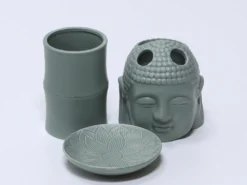 JUEGO BAÑO BAMBU VERDE 3PZS