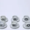 JUEGO CAFE 6 TAZAS VINTAGE 9CL