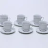 JUEGO DE TE BLANCO 6 SERVICIOS