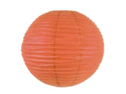 LAMPARA PAPEL NARANJA PEQ.