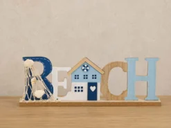 LETRAS DECORATIVAS MARINAS BEACH B 30X5X10