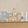 LETRAS DECORATIVAS MARINAS BEACH A 30X5X10