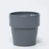 MACETA CERAMICA GRIS OSC Ø13X13CM