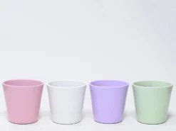MACETA CERAMICA ROSA Ø16X17CM