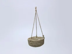 MACETA COLGANTE ESPARTO PEQUEÑA 22×10