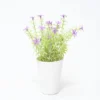 MACETA FLOR ROSA Ø7X20