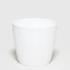 MACETA PVC ESPIGA BLANCA Ø15X13CM