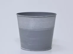 MACETA RIBBER GRIS