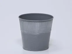 MACETA RIBBER GRIS