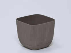 MACETA SQUARE MARRON 11X11X9CM