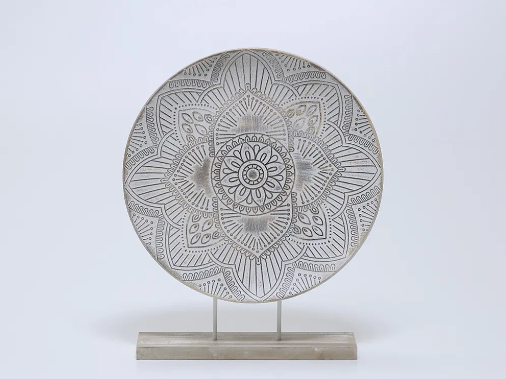 MANDALA DE MESA MADERA (35X7X44CM)