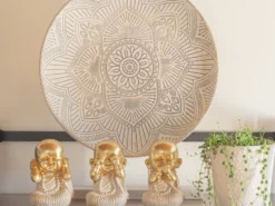 MANDALA DE MESA MADERA (35X7X44CM)