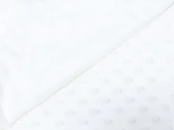 MANTA INFANTIL 80X110 TOPOS BLANCO