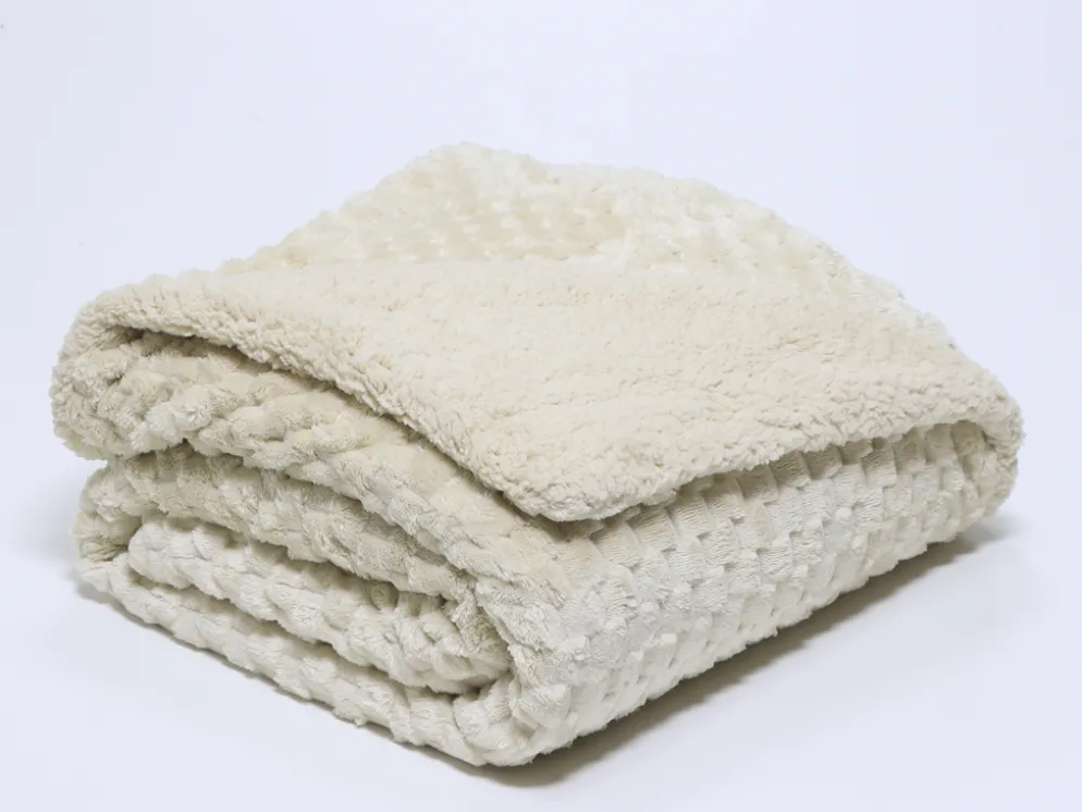 MANTA NAT PERLA 220X240 BEIGE