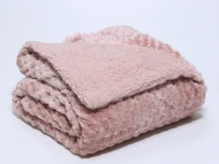 MANTA NAT PERLA 220X240 ROSA