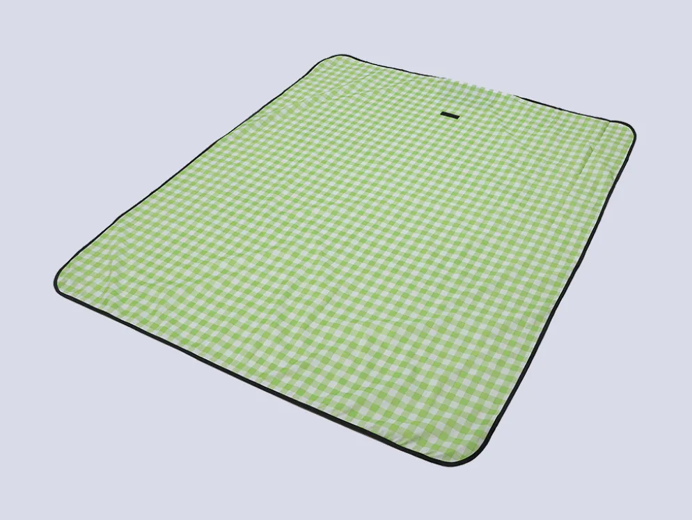 MANTEL PICNIC 180X150CM VICHY VERDE