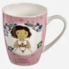 MUG COMUNION CHICA ROSA 300ML