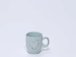 MUG CORAZON 150ML AZUL