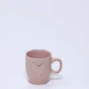 MUG CORAZON 150ML ROSA