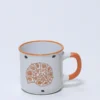MUG GRES CARACOLA NARANJA 330ML