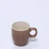 MUG GRES 150ML MARRON