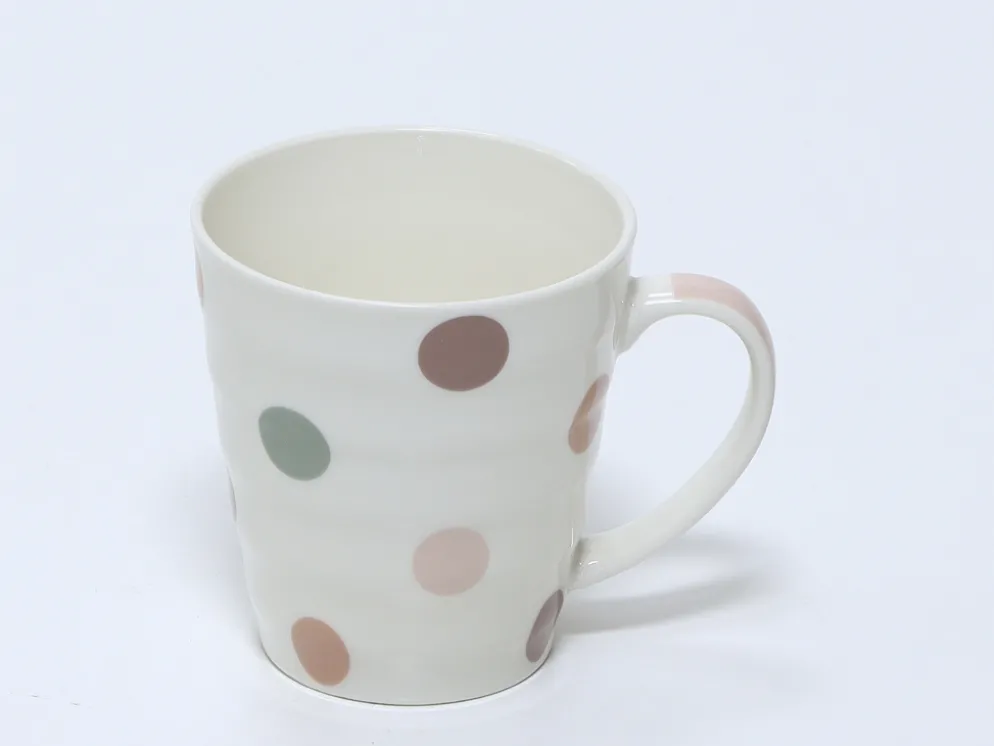 MUG 340ML LUNARES ROSA GRIS