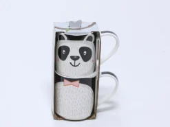 MUG REGALO 2 PIEZAS INFANTIL OSO PANDA