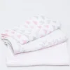 MUSELINA ESTAMPADAS ROSA 3UNI