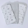 MUSELINAS 100% BAMBU GRIS 3PZS NUBE