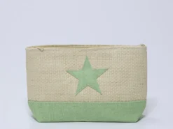 NECESER FIBRA 25X6.5X16CM ESTRELLA VERDE