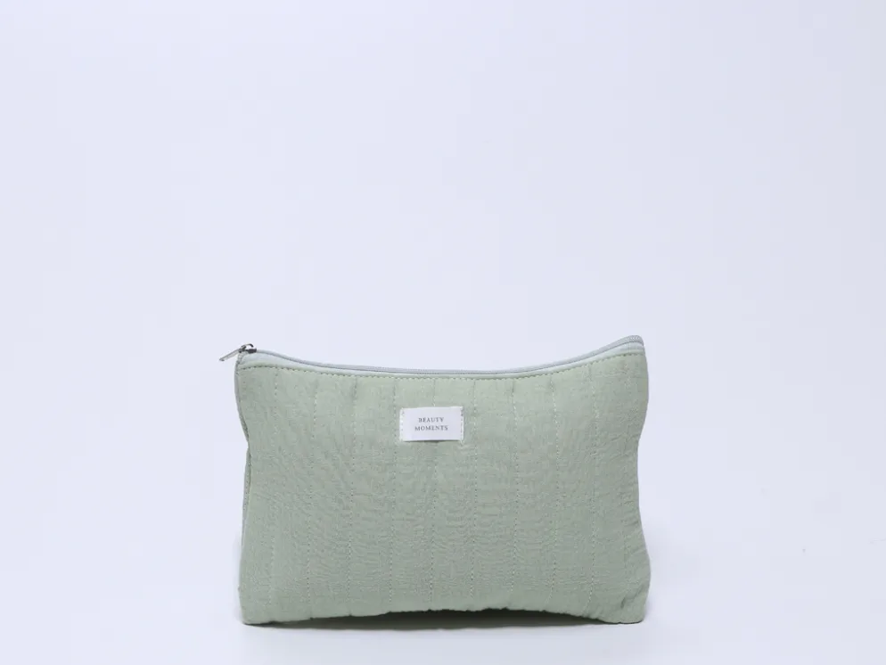 NECESER PLANO L ALGODON VERDE AGUA ACOLCHADO