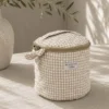 NECESER VICHY BEIGE REDONDO