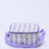 NEVERA ISOTERMICA WATERPROOF RAYAS LILAS 21X17X12