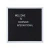 PANEL 143 LETRAS NEGRO 37X37CM