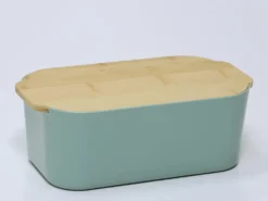PANERA TAPA BAMBU VERDE 33X18.5X12CM