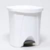 PAPELERA PEDAL BLANCA 48L