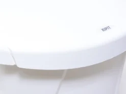 PAPELERA PEDAL BLANCA 48L