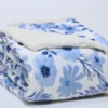 PLAID AZUL 220X240 FLORES
