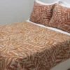 PLAID TEJA HOJAS OTOÑO 130X190