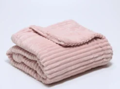 PLAID VELETA ROSA 130X160CM