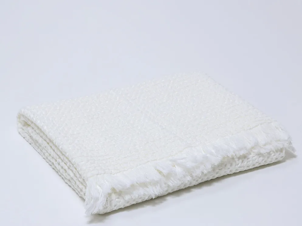 PLAID WAFFLE 130X200CM BLANCO