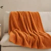 PLAID 130X160 OTOÑO OCRE