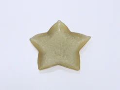 PLATO ESTRELLA NAVIDAD 30CM DORADO