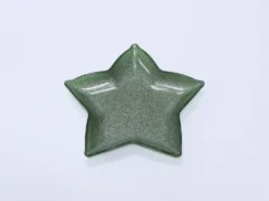 PLATO ESTRELLA NAVIDAD 30CM VERDE