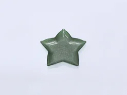 PLATO ESTRELLA NAVIDAD 21CM VERDE