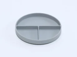 PLATO INFANTIL 3 DEPARTAMENTOS GRIS