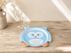 PLATO INFANTIL MELAMINA BUHO