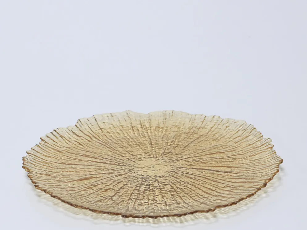 PLATO LLANO AMBAR Ø28CM