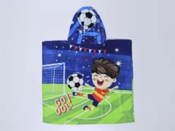PONCHO FOOTBALL 60X120 T2-5AÑOS