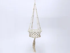 PORTA MACETAS COLGANTE CUERDA MACRAME